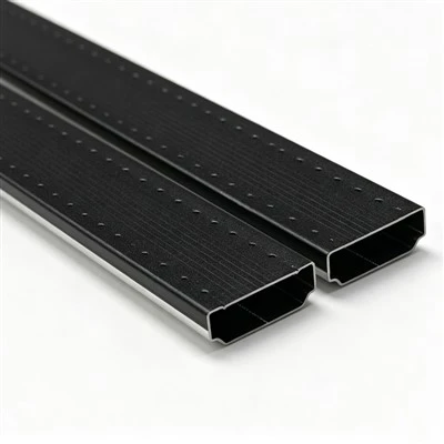 Black Aluminium Spacer Bar